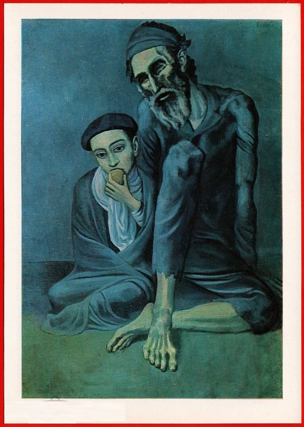 Пабло Пикассо. «Старый нищий с мальчиком»